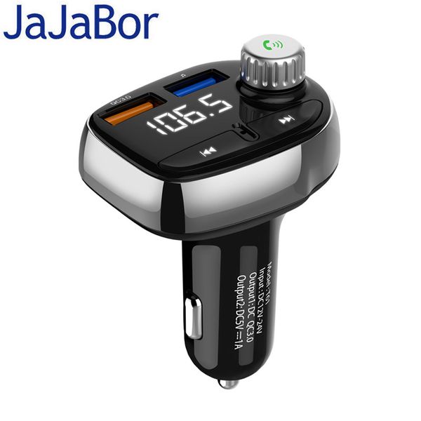 jajabor fm transmitter wireless hands-bluetooth car kit qc3.0 quick charge dual usb car charger radio music mp3 player
jajabor fm transmitter wireless hands-bluetooth car kit qc3.0 quick charge dual usb car charger radio music mp3 player