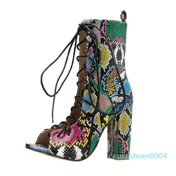 versatile multi serpentine sandals women open toe lace up ladies shoes multicolor snake skin high heel sandals buty damskie, Black
versatile multi serpentine sandals women open toe lace up ladies shoes multicolor snake skin high heel sandals buty damskie, Black