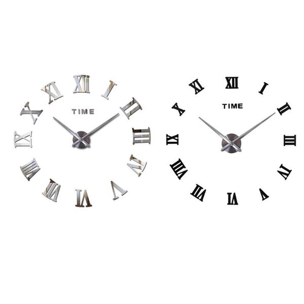 promotion new home decor large roman mirror fashion modern quartz clocks living room diy wall clock sticker watch
promotion new home decor large roman mirror fashion modern quartz clocks living room diy wall clock sticker watch