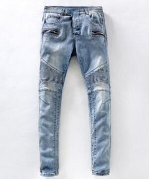 designer jeans 19balmain men's brand trend fashion riding jeans blue hole tight skinny jeans new size sale
designer jeans 19balmain men's brand trend fashion riding jeans blue hole tight skinny jeans new size sale
