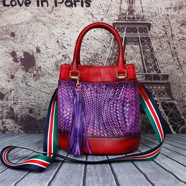 johnature vintage handmade woven genuine leather handbag women bucket bag 2020 new leisure large capacity lady shoulder bag
johnature vintage handmade woven genuine leather handbag women bucket bag 2020 new leisure large capacity lady shoulder bag