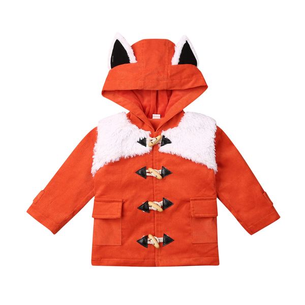 1-6y toddler baby kid girls winter coat cartoon fox pattern plush warm jackets cute children costumes
1-6y toddler baby kid girls winter coat cartoon fox pattern plush warm jackets cute children costumes