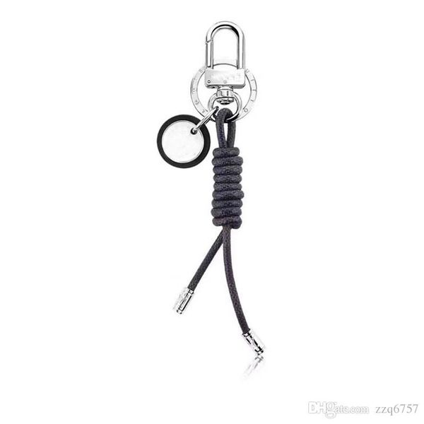 fashionable key ring with knotted strap and leather calf leather metal spring buckle with exquisite packaging gift box, Silver
fashionable key ring with knotted strap and leather calf leather metal spring buckle with exquisite packaging gift box, Silver