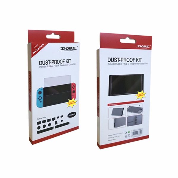 game console accessory set dustproof kit + hardness tempered glass screen protective film for nintend switch ns console
game console accessory set dustproof kit + hardness tempered glass screen protective film for nintend switch ns console