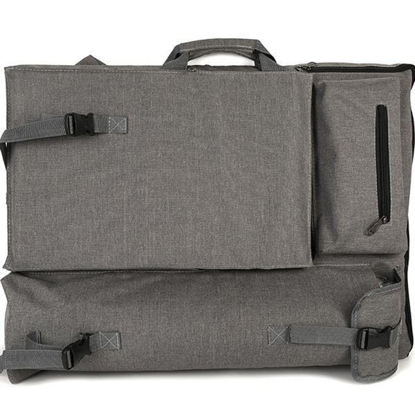Large Art Bag For Drawing Board Travel Sketch Bag With Zipper Shoulder Straps Art Supplies
