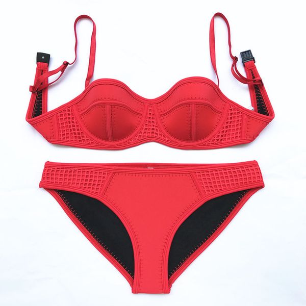 2020 new split split color suspenders female bikini underwire bikini suit female sling swimsuit fashion trend, White;black
2020 new split split color suspenders female bikini underwire bikini suit female sling swimsuit fashion trend, White;black