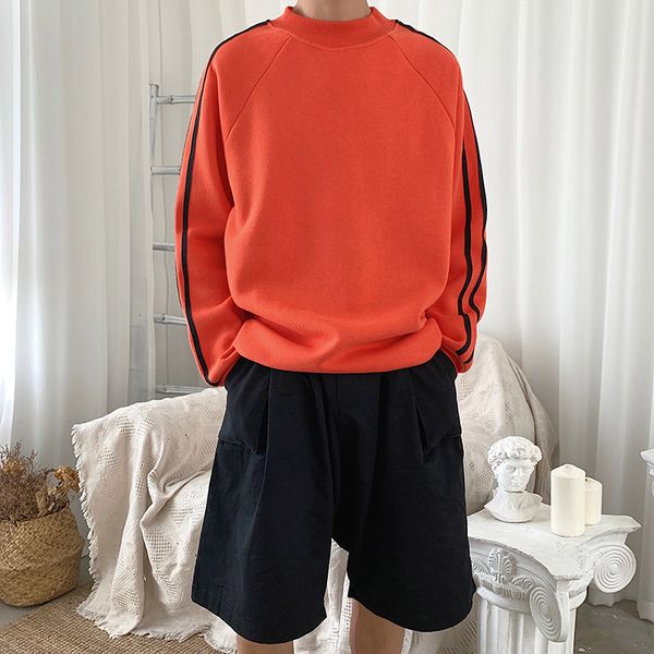 2019 autumn new printing fashion personality loose casual sweatshirt cotton large size, Black 
2019 autumn new printing fashion personality loose casual sweatshirt cotton large size, Black