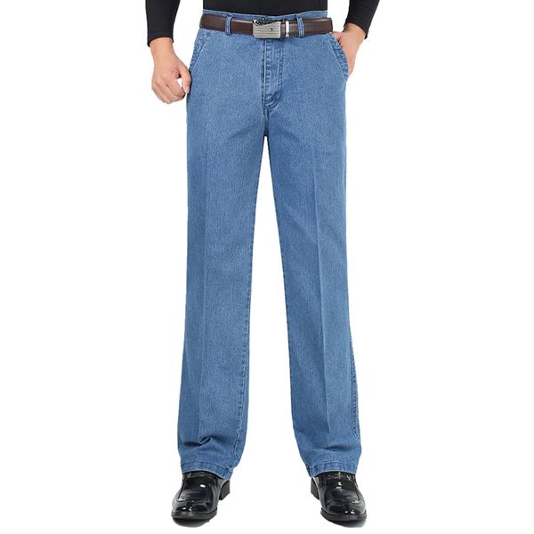 new arrival jeans for men spring autumn male casual elastic regular fit denim pants black blue baggy trousers cf244
new arrival jeans for men spring autumn male casual elastic regular fit denim pants black blue baggy trousers cf244