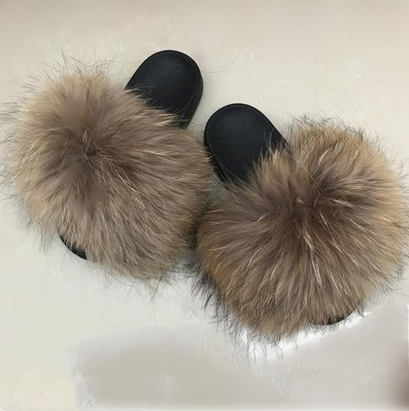 real fur slippers women home fluffy sliders with feathers furry summer flats sweet ladies shoes large size 45 home pantufas, Black
real fur slippers women home fluffy sliders with feathers furry summer flats sweet ladies shoes large size 45 home pantufas, Black