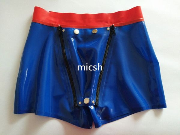 100%latex rubber gummi fashion blue briefs with crotch zipper sizexxs~xxl, White;black
100%latex rubber gummi fashion blue briefs with crotch zipper sizexxs~xxl, White;black