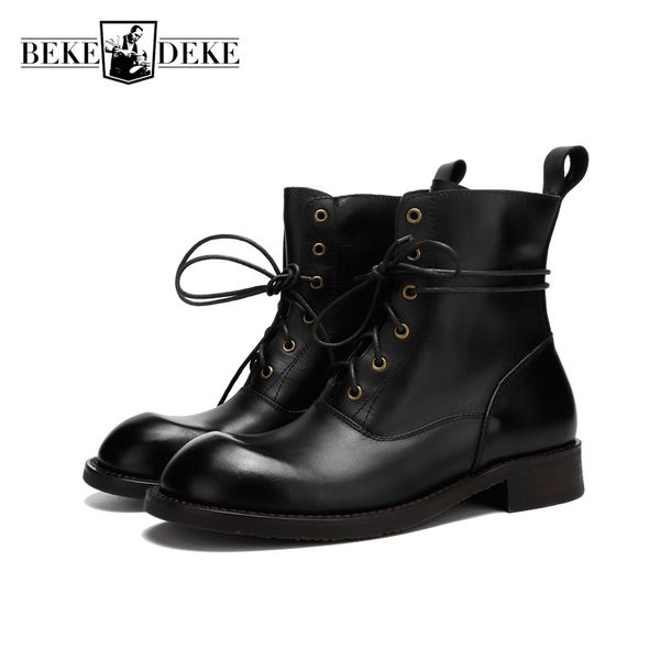 winter handmade mens cowhide genuine leather work safety shoes man lace up shoes high top vintage motorcycle ankle boots, Black
winter handmade mens cowhide genuine leather work safety shoes man lace up shoes high top vintage motorcycle ankle boots, Black