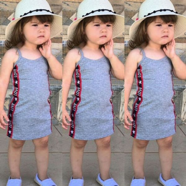 dress summer kids baby girl dress sleeveless cotton dresses suspenders party gray letter printed dress casual sundress 1-6y, Red;yellow
dress summer kids baby girl dress sleeveless cotton dresses suspenders party gray letter printed dress casual sundress 1-6y, Red;yellow