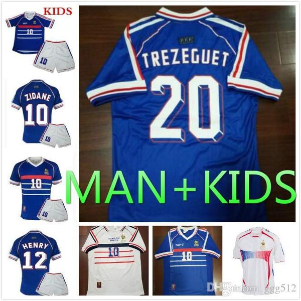 man +kids 1998 france retro vintage soccer jerseys zidane henry maillot de foot 2006 france thailand quality uniforms football jerseys shirt, Black;yellow
man +kids 1998 france retro vintage soccer jerseys zidane henry maillot de foot 2006 france thailand quality uniforms football jerseys shirt, Black;yellow