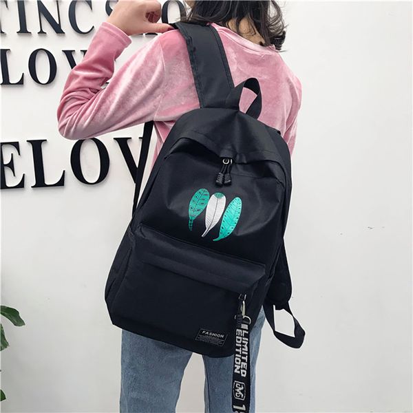 women's fashion feather print backpack shoulder bookbags satchel travel backpack women's bag mochila feminina school bagpack
women's fashion feather print backpack shoulder bookbags satchel travel backpack women's bag mochila feminina school bagpack