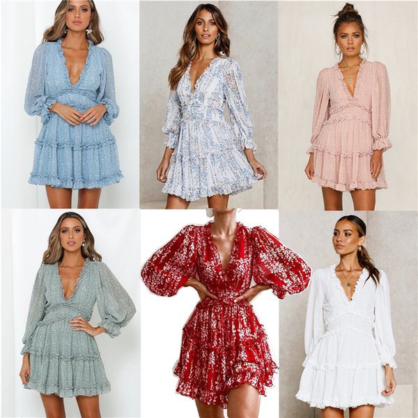 6 styles women dresses chiffon dress folds spring summer v-neck solid color white elegant long sleeves dress retro fashion temperament, Black;gray
6 styles women dresses chiffon dress folds spring summer v-neck solid color white elegant long sleeves dress retro fashion temperament, Black;gray