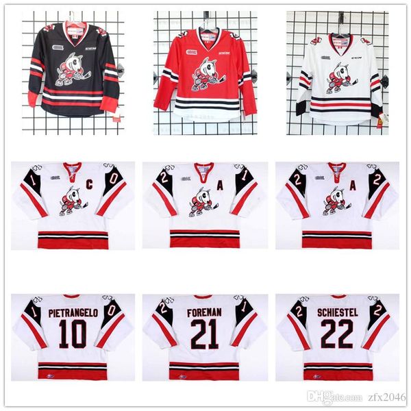 custom chl niagara icedogs ohl 10 alex pietrangelo 21 foreman 22 drew schiestel 8 alex friesen hockey jersey white red black stitched logos
custom chl niagara icedogs ohl 10 alex pietrangelo 21 foreman 22 drew schiestel 8 alex friesen hockey jersey white red black stitched logos