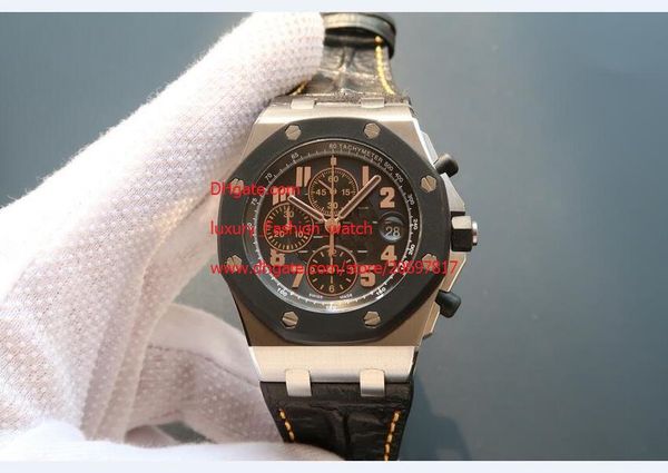 factory supplier quality mens quartz chronograph casual watch 42mm leather strap bands men's sport wrist watches black dial, Slivery;brown
factory supplier quality mens quartz chronograph casual watch 42mm leather strap bands men's sport wrist watches black dial, Slivery;brown