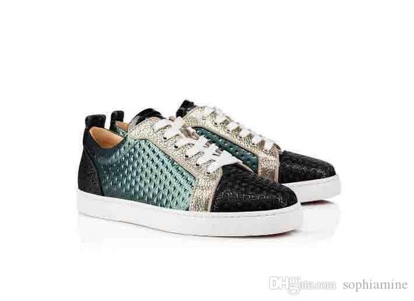 women low cut sneaker red soles without spiked junior orlato flat creative leather low sneakers version multi genuine leather green flat, Black
women low cut sneaker red soles without spiked junior orlato flat creative leather low sneakers version multi genuine leather green flat, Black