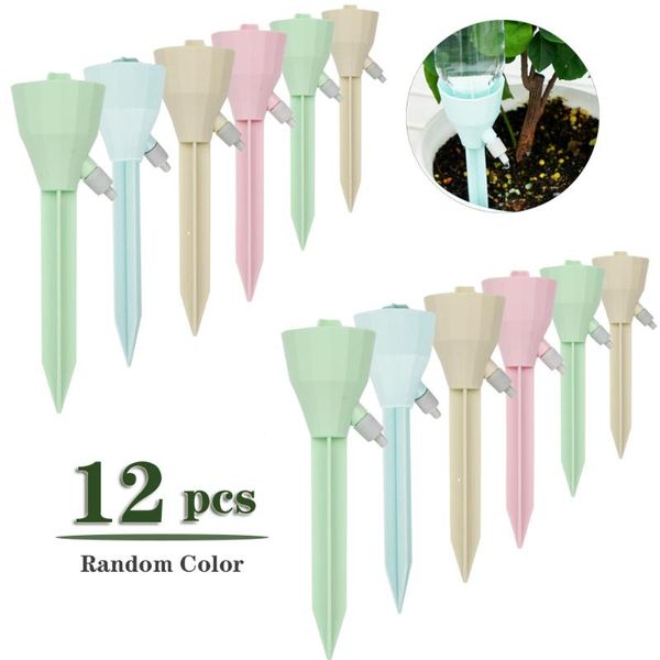 12pcs automatic watering spikes adjustable nail with slow release control valve auto drip irrigation equipment for garden plants 
12pcs automatic watering spikes adjustable nail with slow release control valve auto drip irrigation equipment for garden plants