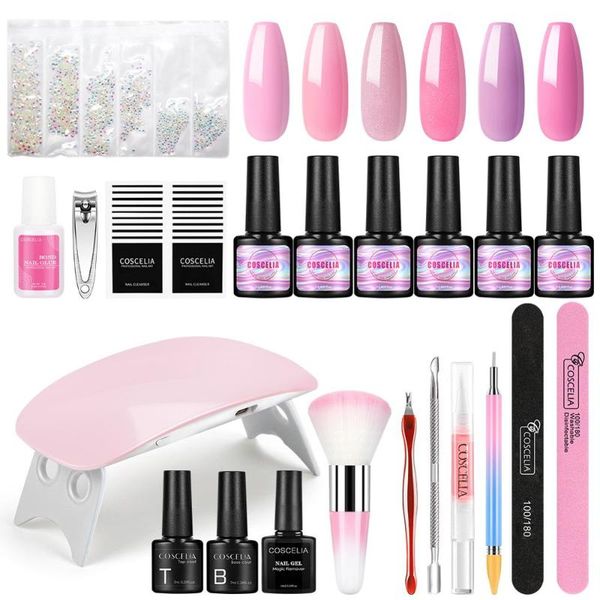 nail art kits set manicure kit uv led lamp dryer with 6pcs gel polish soak off remove brush tools
nail art kits set manicure kit uv led lamp dryer with 6pcs gel polish soak off remove brush tools