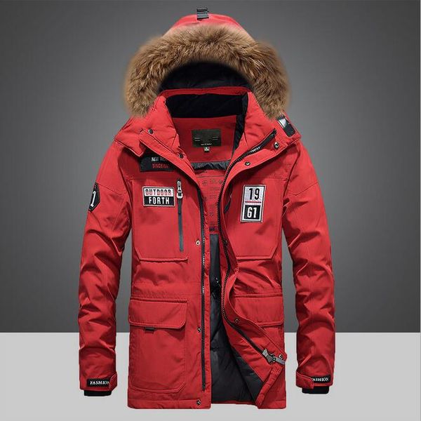 winter down coat men white duck down parkas jacket men's thick warm snow parka jacket overcoat windbreaker hooded warm parkas, Black
winter down coat men white duck down parkas jacket men's thick warm snow parka jacket overcoat windbreaker hooded warm parkas, Black