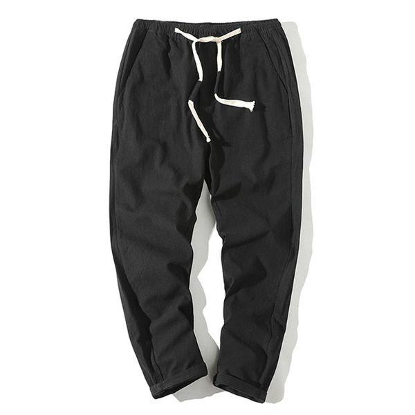 men's pants drop men harajuku harem 2021 mens summer cotton linen joggers male vintage chinese style sweatpants fashions, Black
men's pants drop men harajuku harem 2021 mens summer cotton linen joggers male vintage chinese style sweatpants fashions, Black