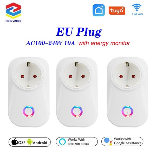 original 10a wireless wifi smart socket power eu plug with power meter remote control alexa phones app remote control by ios android
original 10a wireless wifi smart socket power eu plug with power meter remote control alexa phones app remote control by ios android