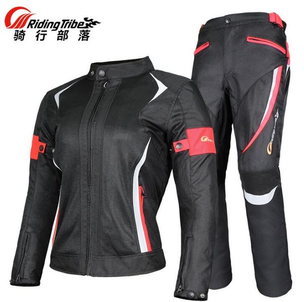 05 ridingtribe motorcycle cycling clothing women's summer waterproof motorcycle clothing slim anti-fall racing suit, Black
05 ridingtribe motorcycle cycling clothing women's summer waterproof motorcycle clothing slim anti-fall racing suit, Black