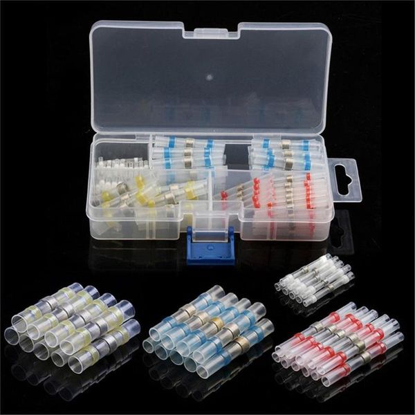 100/50 pcs mixed heat shrink sordering terminals waterproof solder sleeve tube electrical wire insulated buconnectors kit
100/50 pcs mixed heat shrink sordering terminals waterproof solder sleeve tube electrical wire insulated buconnectors kit