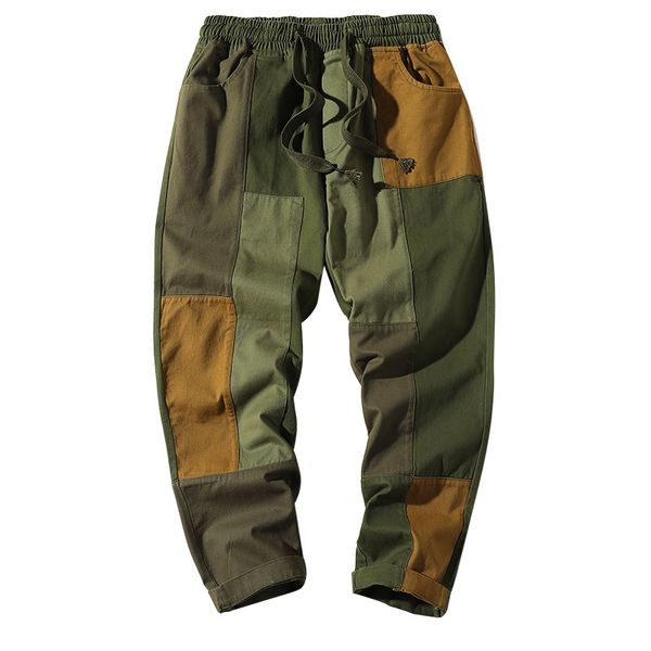 2020 autumn men cargo pants patchwork streetwear big pockets ankel cargo pants male overalls sweatpants, Black
2020 autumn men cargo pants patchwork streetwear big pockets ankel cargo pants male overalls sweatpants, Black