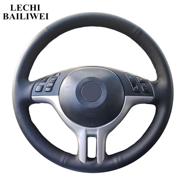 black hand-stitched artificial leather steering wheel cover for e53 x5 1999 5 series e39 2000-2003 3 series e46 2000-2005
black hand-stitched artificial leather steering wheel cover for e53 x5 1999 5 series e39 2000-2003 3 series e46 2000-2005