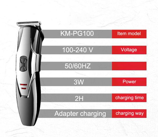 kemei pg100 rechargeable electric professional hair trimmer for men electric razor barber hai dxpmj
kemei pg100 rechargeable electric professional hair trimmer for men electric razor barber hai dxpmj