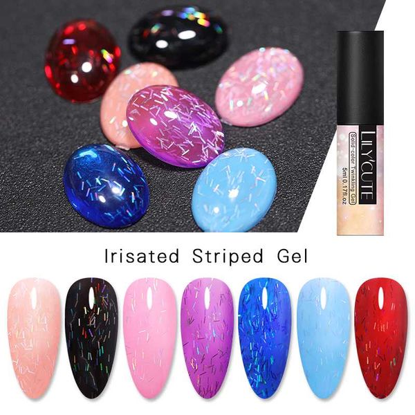 lilycute holographic glitter sequins irisated striped gel semi permanent long lasting soak off uv led nail art gel polish 5ml, Red;pink
lilycute holographic glitter sequins irisated striped gel semi permanent long lasting soak off uv led nail art gel polish 5ml, Red;pink