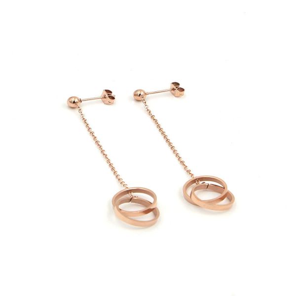 new fashion jewelry stainless steel rose gold color earrings korean version jewelry for holiday gifts le07 t7190617, Golden;silver
new fashion jewelry stainless steel rose gold color earrings korean version jewelry for holiday gifts le07 t7190617, Golden;silver
