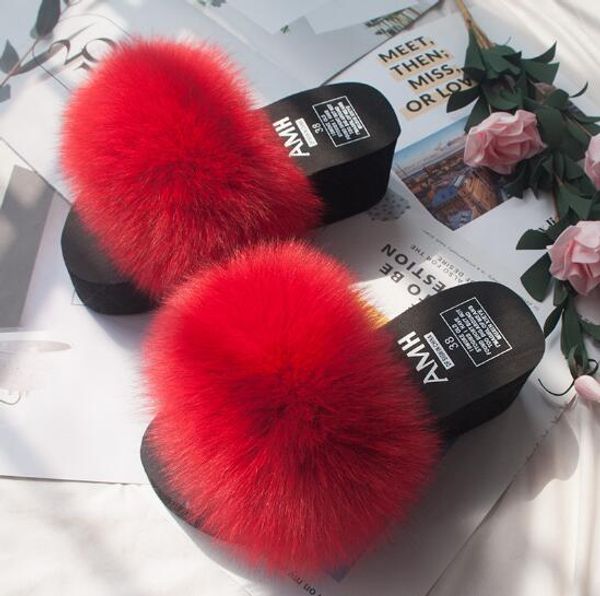 дамы лето высокие каблуки тапочки real fur слайды пушистые мягкие меха тапочки моды сандалии женщин обувь партии путешествий сандалии, Black
дамы лето высокие каблуки тапочки real fur слайды пушистые мягкие меха тапочки моды сандалии женщин обувь партии путешествий сандалии, Black