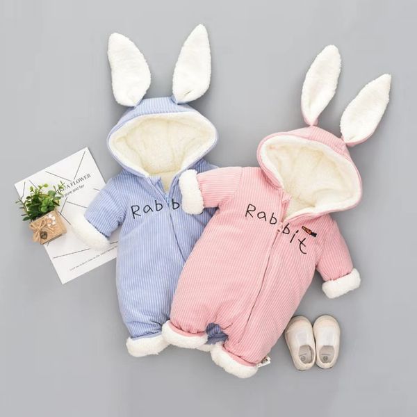 cute bunny fleece velvet infant clothing winter baby girls boys rompers warm new born baby newborn clothes snow jumpsuit, Blue
cute bunny fleece velvet infant clothing winter baby girls boys rompers warm new born baby newborn clothes snow jumpsuit, Blue