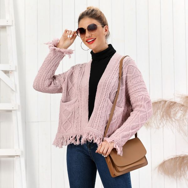 knit cardigan women elegant solid sweater fashion long sleeve tassel sweater women casual autumn winter temperament wild, White
knit cardigan women elegant solid sweater fashion long sleeve tassel sweater women casual autumn winter temperament wild, White