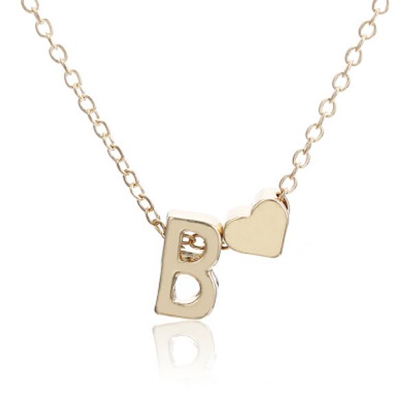 fashion- heart shaped 26 letters pendant necklace gold initial personalized pendant chain jewelry gifts for women lady girls christmas gift, Silver
fashion- heart shaped 26 letters pendant necklace gold initial personalized pendant chain jewelry gifts for women lady girls christmas gift, Silver