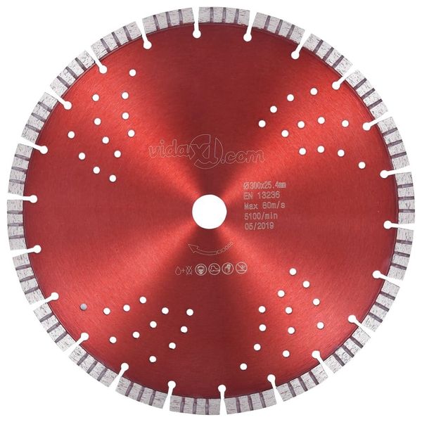 diamond cutting disc with turbo and 300 mm steel holes common tools
diamond cutting disc with turbo and 300 mm steel holes common tools
