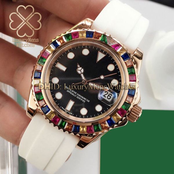 5 styles 116695sats jelly beans bezel mechanical autoamtic watch stainless steel case rubber band waterproof wrist watch orologio di lusso, Slivery;brown
5 styles 116695sats jelly beans bezel mechanical autoamtic watch stainless steel case rubber band waterproof wrist watch orologio di lusso, Slivery;brown