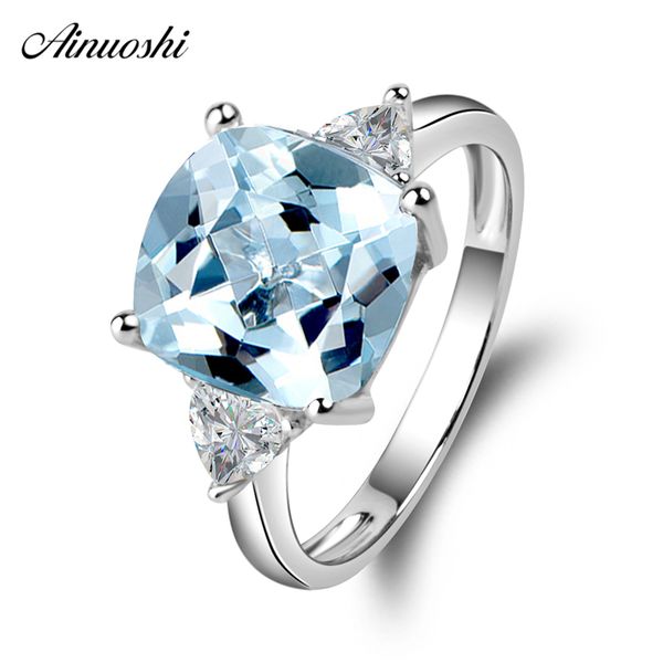 ainuoshi 3 stones ring 925 silver blue z square ring 5 carat cushion cut gemstone engagement wedding ring present for women cj191205, Slivery;golden
ainuoshi 3 stones ring 925 silver blue z square ring 5 carat cushion cut gemstone engagement wedding ring present for women cj191205, Slivery;golden