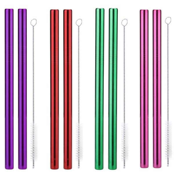 5pcs stainless steel reusable straight bent bar drinking straws silicone cover with cleaner brush bag for mugs party bar
5pcs stainless steel reusable straight bent bar drinking straws silicone cover with cleaner brush bag for mugs party bar