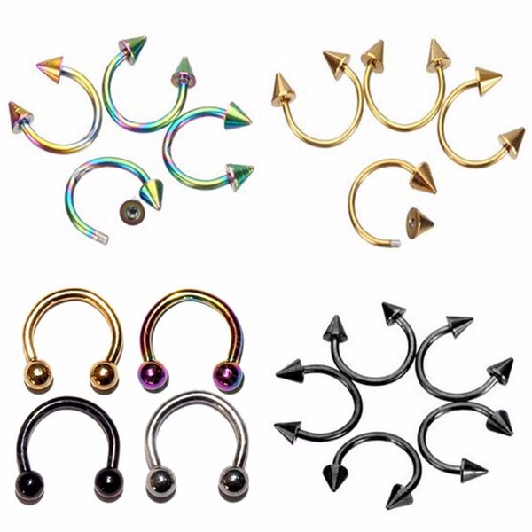 1pcs circular piercing ball horseshoe rings sharp round shape ring earring new stainless steel nostril nose ring, Slivery;golden
1pcs circular piercing ball horseshoe rings sharp round shape ring earring new stainless steel nostril nose ring, Slivery;golden