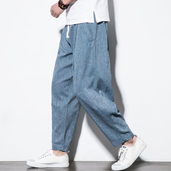 men's pants 5xl plus size cotton linen harem mens jogger 2021 male casual summer track trousers y2077, Black
men's pants 5xl plus size cotton linen harem mens jogger 2021 male casual summer track trousers y2077, Black