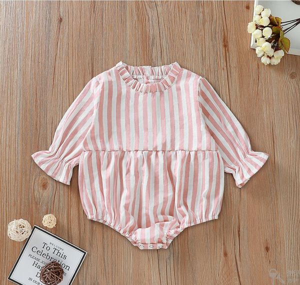 girl long sleeve white and pink strip romper baby spring and autumn tighten sleeves jumpsuit kids clothes one piece zht 303, Blue
girl long sleeve white and pink strip romper baby spring and autumn tighten sleeves jumpsuit kids clothes one piece zht 303, Blue