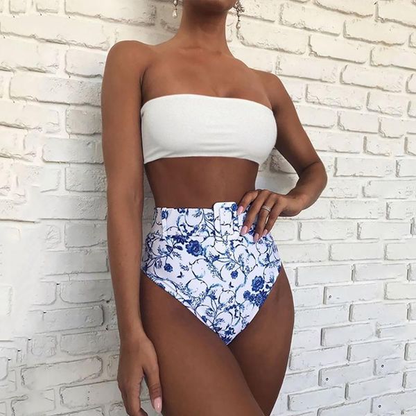 high waist bikini set white bandeau separate swimsuit tankini push up women swimwear female bathing suit biquini beach 19dc
high waist bikini set white bandeau separate swimsuit tankini push up women swimwear female bathing suit biquini beach 19dc