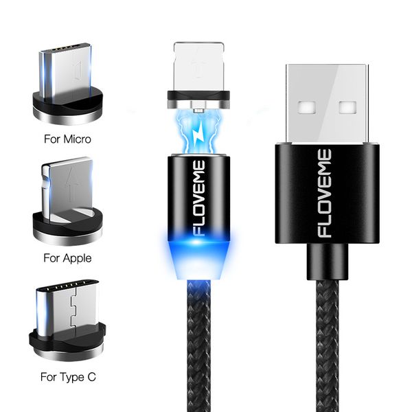 FDBRO Кабель Магнитного Зарядного Устройства Micro USB Тип C Кабель Освещения 2A Быстрая
FDBRO Кабель Магнитного Зарядного Устройства Micro USB Тип C Кабель Освещения 2A Быстрая