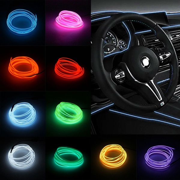 1 pc led el light car vehicle styling diy light flexible interior decoration moulding strip car party decoration
1 pc led el light car vehicle styling diy light flexible interior decoration moulding strip car party decoration