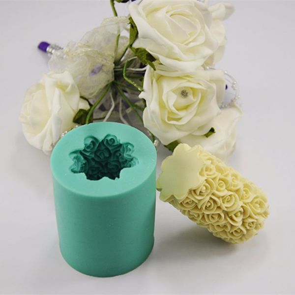 3d cylindrical rose candle mould diy mold for candle making candle form fondant cake mould wedding cake decorating silicone
3d cylindrical rose candle mould diy mold for candle making candle form fondant cake mould wedding cake decorating silicone