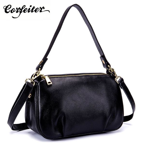corfeiter genuine leather women handbags double zipper hobo women's shoulder bag ladies messenger bags vintage crossbody 16
corfeiter genuine leather women handbags double zipper hobo women's shoulder bag ladies messenger bags vintage crossbody 16